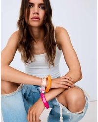 Bershka - Set Van Armbanden Van Hars - Lyst