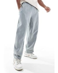 Pull&Bear - Washed Wide Leg joggers - Lyst