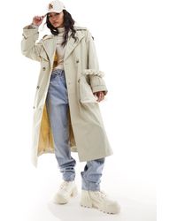 ASOS - Trench-coat - taupe - Lyst
