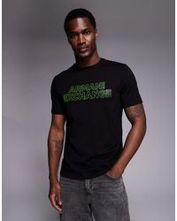 ARMANI EXCHANGE - Chest Logo T-Shirt - Lyst