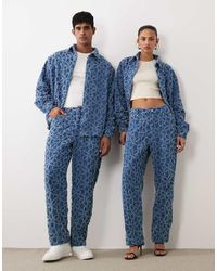 Sister Jane - Unisex Fleur Mid Waist Denim Jeans Co-ord - Lyst