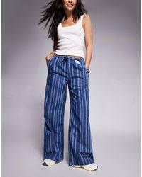 ASOS - Weekend collective – jeans aus leichtem denim mit nadelstreifen - Lyst