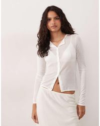 ASOS - Sheer Second Skin Cardigan - Lyst