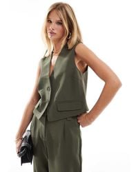 Pieces - Tailored Waistcoat - Lyst