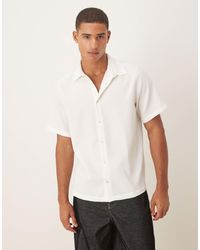 ASOS - Relaxed Textured Shirt - Lyst