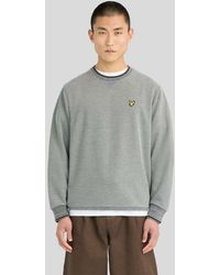 Lyle & Scott - Mid Layers Static Marl Interlock Sweatshirt - Lyst