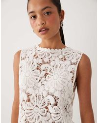 ASOS - Crochet Knit Tank - Lyst