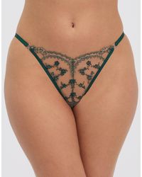 Boux Avenue - Eugenia Embroidered G-String Thong With Tanga Sides - Lyst