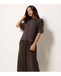 PixieGirl - Petite Drop Waist Maxi Dress - Lyst