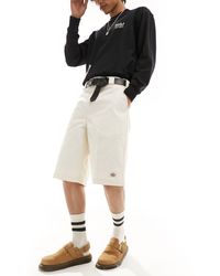 Dickies - Pantaloncini sartoriali color crema da 13" - Lyst