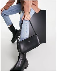 Claudia Canova Chain Strap 90's Shoulder Bag - Black