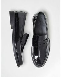 ASOS - Patent Penny Loafers - Lyst