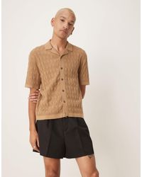 ASOS - Smart Wide Cropped Shorts With Front Pleat - Lyst