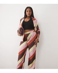 ASOS - Curve Co-Ord Tailored Suit Trousers - Lyst