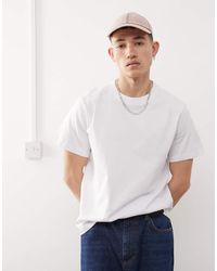 Weekday - Boxy Oversized Fit Heavy Weight Jersey T-shirt - Lyst