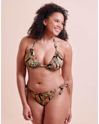 Curvy Kate - Sunset Palm String Bikini Brief - Lyst