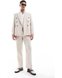 ASOS - Wool Blend Double Breasted Regular Suit Jacket - Lyst