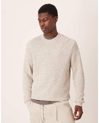 Mango - Cotton Chunky Knit Crew Neck Jumper - Lyst