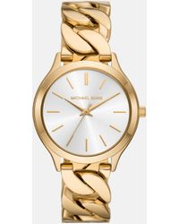 Michael Kors - – runway – damenuhr aus em edelstahl mit drei zeigern - Lyst