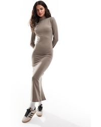 Miss Selfridge - – langärmliges, weiches maxikleid - Lyst
