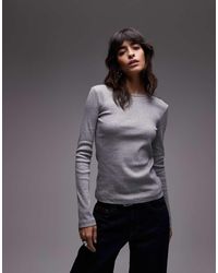 & Other Stories - Soft Jersey Rib Long Sleeve Top - Lyst