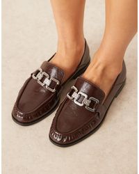 ASOS - – melrose – geraffte loafer - Lyst