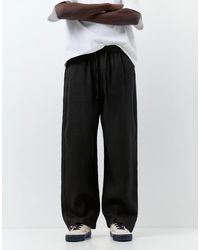 Pull&Bear - Broek Van 100% Linnen - Lyst