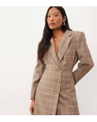 Miss Selfridge - Strong Shoulder Cinched Blazer Dress - Lyst
