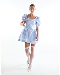 Collective The Label - Bust Panel Skater Mini Dress - Lyst