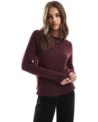 ONLY - Crew Neck Knitted Jumper - Lyst