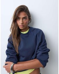 ASOS - Regular Raglan Brushback Sweatshirt - Lyst