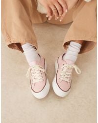 Calvin Klein - Vulc Flatform Canvas Trainers - Lyst