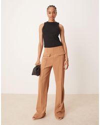 ASOS - Tall Tailored Double Pocket Seam Detail Trousers - Lyst