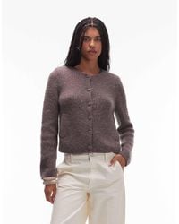 & Other Stories - Alpaca Wool Blend Cardigan Jacket With Jet Pockets - Lyst