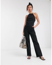 weekday jumpsuit black