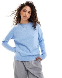 Vero Moda - Round Neck Knitted Jumper - Lyst