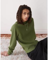 Collusion - Knitted Crew Neck Jumper - Lyst