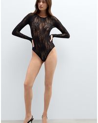 Intimissimi - Long-Sleeved Stretch Lace Bodysuit - Lyst
