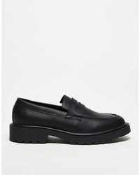 ASOS - Penny Loafers With Cleated Sole - Lyst