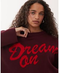 Noisy May - Crew Neck Boxy Knit - Lyst