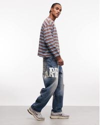 Aape By A Bathing Ape - Aape By A Bathing Ape Loose Fit Denim Jeans - Lyst