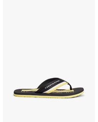 Tommy Hilfiger - Stripe Webbing Strap Flip-Flops - Lyst