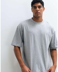 ASOS - T-Shirt Basic Oversize Mélange - Lyst