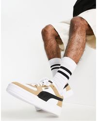 PUMA Ca Pro Neon Pipe Sneakers in White 