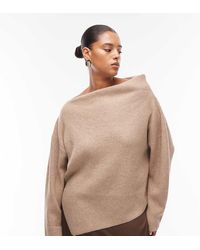 ASOS - Asos Design Curve Knitted Off The Shoulder Top - Lyst