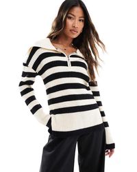 In The Style - Half Zip Jumper - Lyst