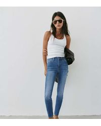 Pull&Bear - High-waist Skinny Jeans - Lyst