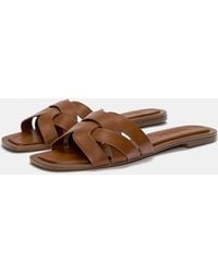 Pull&Bear - – flache pantoletten - Lyst