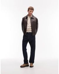 ARKET - Vaqueros Azul Oscuro Lavado De Pernera Recta Suelta Ocean De - Lyst