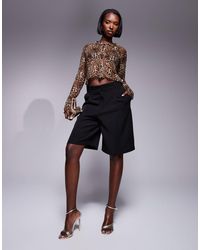 River Island - Tailored Bermuda - Lyst